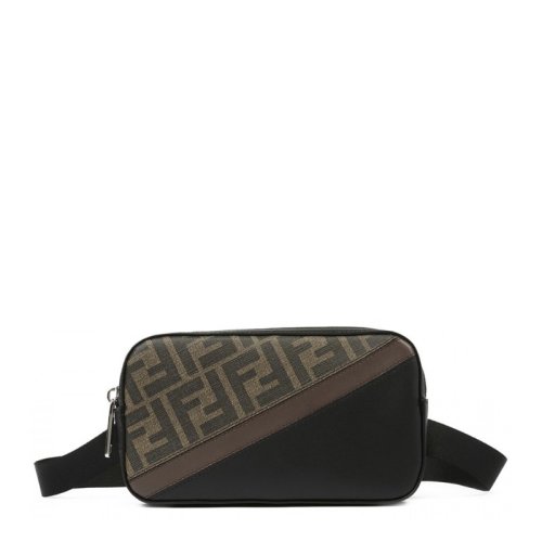  FENDI/芬迪 男士黑色時尚休閑單肩包 7M0285 A9XS F199B PLSX