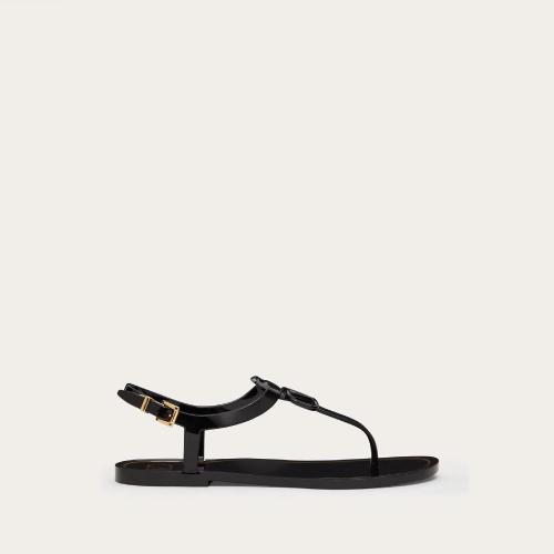  VALENTINO華倫天奴 22年秋冬 女士 平底涼鞋 Sandales basses a entre-doigts VLogo Signature 預定商品1-3周發(fā)貨