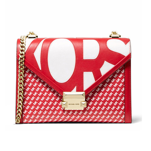 Michael Kors/邁克·科爾斯 MK Whitney系列 翻蓋信封包單肩斜挎包 30S9SWHL3O