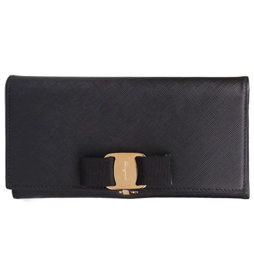 Salvatore Ferragamo/菲拉格慕 女士牛皮長(zhǎng)款錢包錢夾 22A900