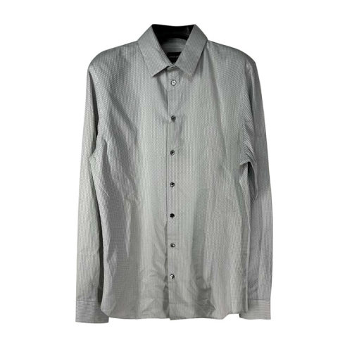 Giorgio Armani/喬治阿瑪尼 淺灰色男士襯衫 PSC97T PS92C 042（瑕疵折扣）