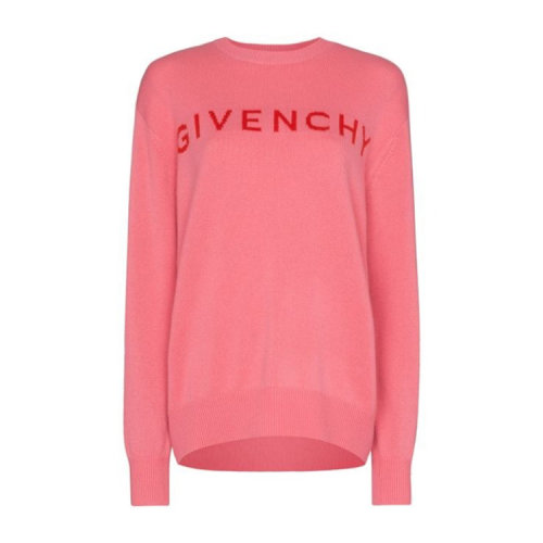 Givenchy/紀梵希 20年春夏百搭 logo 女性 粉色 女士針織衫/毛衣 BW909K4Z6S910