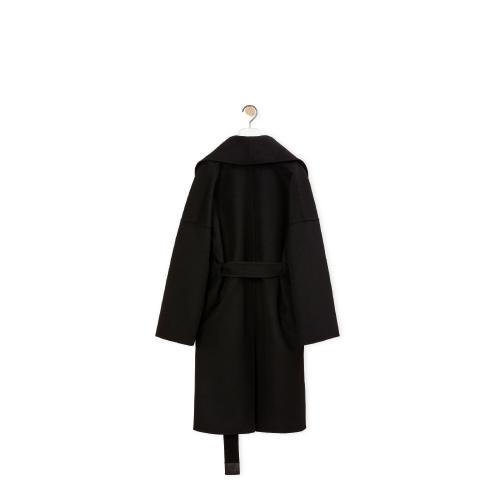  LOEWE羅意威 22年秋冬 女士 大衣 Belted coat in wool and cashmere S359Y01X64-1100