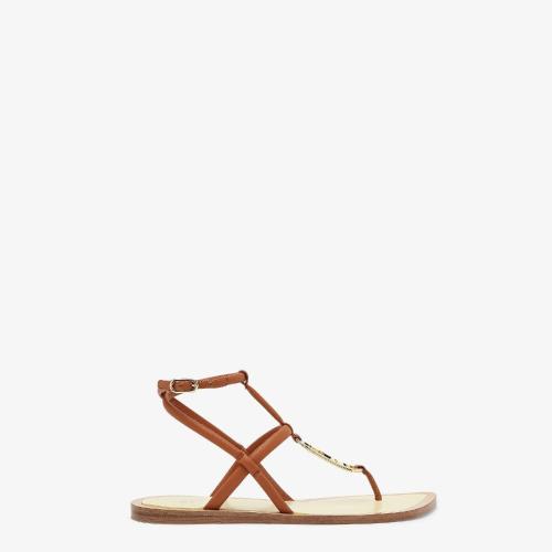  FENDI芬迪 22年秋冬 女士 平底涼鞋 Fendi O’Lock 8Y8283NBAF0FL5