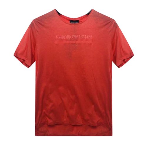 EmporioArmani/安普里奧阿瑪尼/玫紅男士短袖T恤