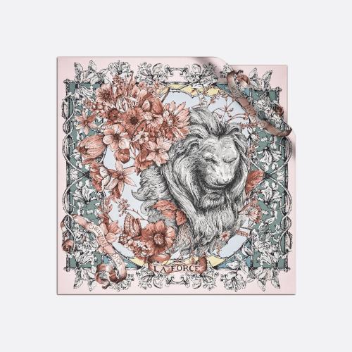  DIOR迪奧 22年秋冬 女士 絲巾 Dior 印花方巾 21TAR090I612_C420 預(yù)定商品1-3周發(fā)貨