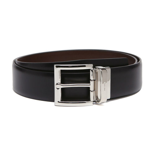 PRADA/普拉達(dá) 男士牛皮針扣式雙面皮帶腰帶 2CC004 X72