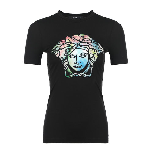 VERSACE/范思哲22春夏女士短袖T恤10041511A0076