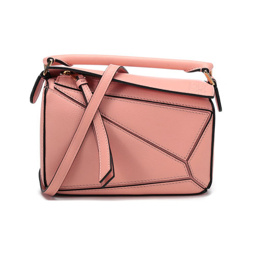 LOEWE/羅意威 女士Puzzle系列牛皮Mini手提單肩斜挎包 322 30 U95