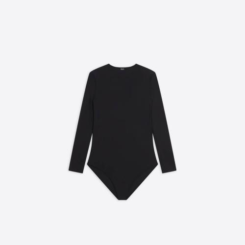  BALENCIAGA巴黎世家 22年春夏 女士 連體衣 BODY連體長袖上衣 6566643A8B91000