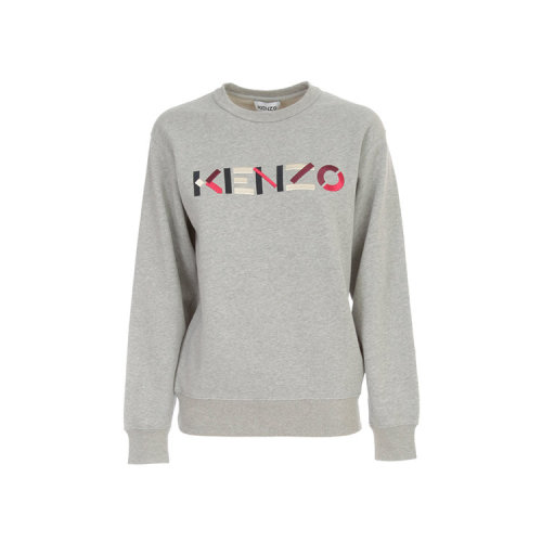 KENZO/高田賢三  凱卓女裝 品牌字母LOGO 女士棉質(zhì)時(shí)尚休閑圓領(lǐng)秋冬衛(wèi)衣 FA62SW8204MO.76