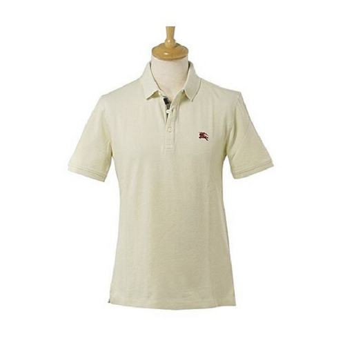  BURBERRY/博柏利 男士白色棉質(zhì)短袖polo衫 40497041 PLFSX