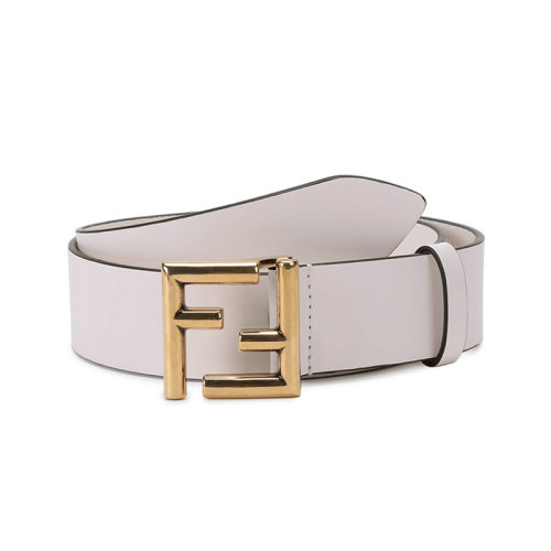 FENDI/芬迪 女士皮革雙F板扣式皮帶腰帶 8C0649 AA1L