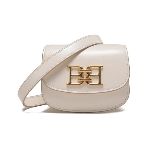BALLY/巴利 女士皮質(zhì)B-Chain胸包斜挎包腰包 BAILY XS