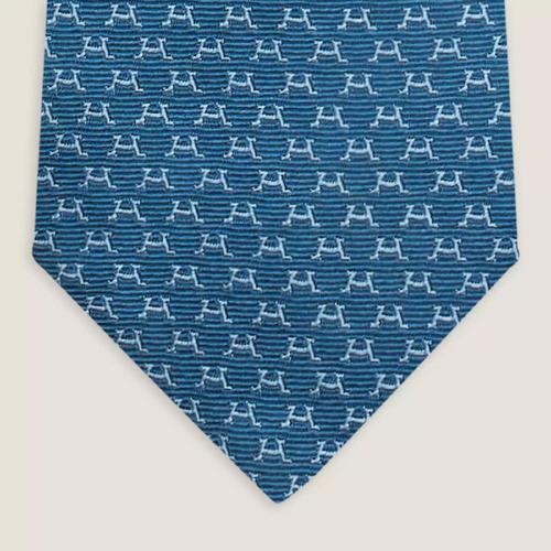  HERMES愛馬仕 22年秋冬 男士 領(lǐng)帶 Cravate Hilario H656177T 07