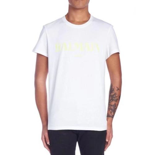 BALMAIN/巴爾曼  舒適百搭男士短袖T恤RH11601I055 GBC