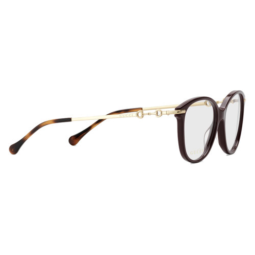 GUCCI/古馳新款 女士閃耀棕色醋纖鏡框貓眼造型眼鏡684486J07402191