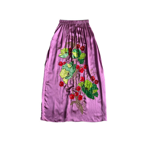 Gucci 古馳  女士重工 高價款半裙 手工刺繡