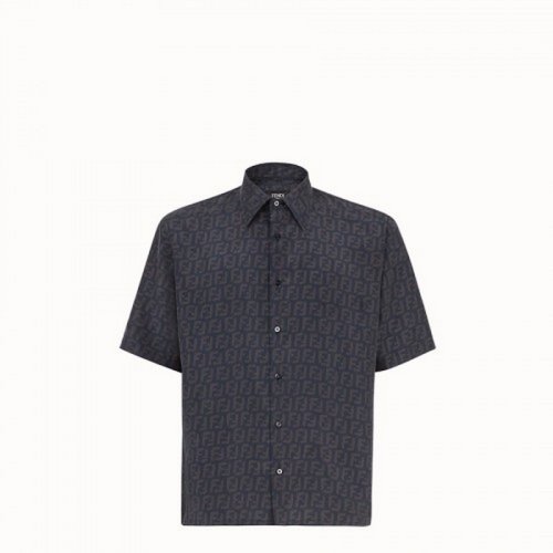  FENDI/芬迪 男士印花棉質(zhì)短袖襯衫 FS0770-A4S4 F14IH PLFSX