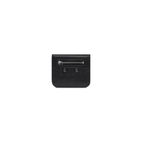  BALENCIAGA巴黎世家 22年秋冬 女士 卡包 Womens Le Cagole Flap Coin Card Holder in Black 7
