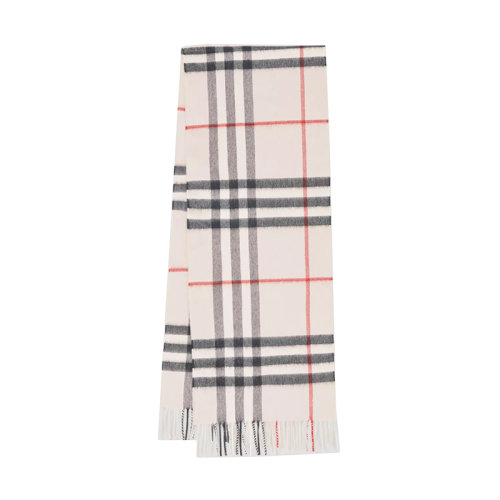 BURBERRY/博柏利新款 男女同款石色經(jīng)典格紋羊絨流蘇圍巾80155331