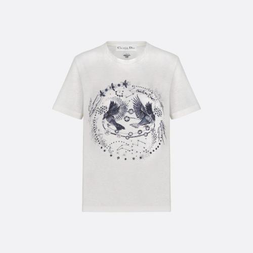  DIOR迪奧 22年春夏 女士 短袖T恤 T 恤 243T09GE459_X0859