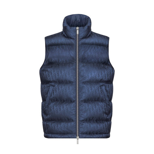 DIOR/迪奧      男士海軍藍(lán)尼龍?zhí)峄ɡ匣ㄓ』ū承挠鸾q服033C410A4462_C595