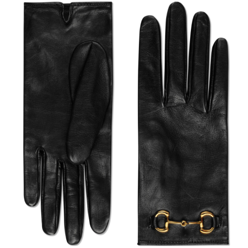 GUCCI/古馳  女士新款莫爾斯皮手套603635BAP001000