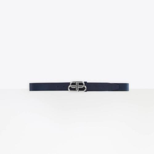  BALENCIAGA巴黎世家 22年秋冬 男士 腰帶 Men's Bb Large Belt  in Blue 5703701CH0B4611 預定商品1-3周發(fā)貨