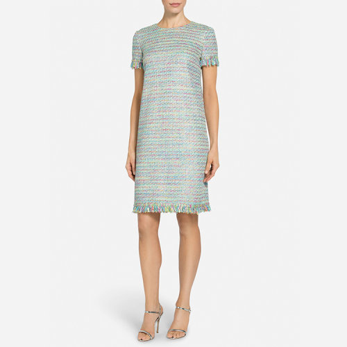 St.John/盛薔派對(duì)五彩針織女士連衣裙K1200E1