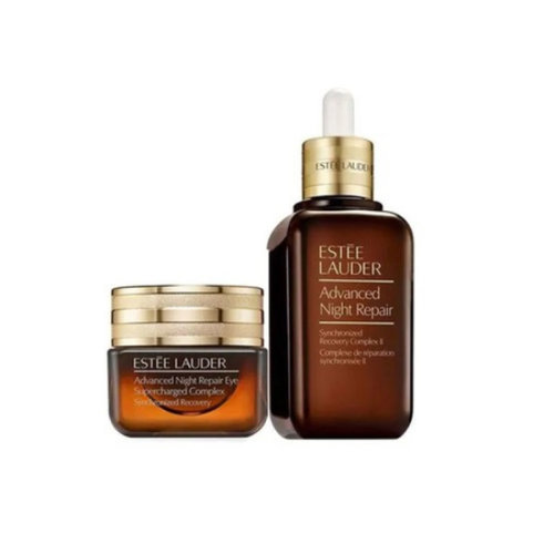 Estee Lauder/ 雅詩蘭黛 小棕瓶 抗藍(lán)光眼霜15ml+特潤修護(hù)精華50ml新疆不發(fā)貨