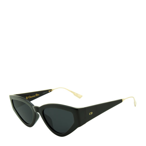 DIOR/迪奧 個性 復古 摩登 三角形 板材 全框 男女款 太陽鏡 黑色 黑灰色 多色可選 墨鏡 眼鏡 CATSTYLEDIOR1 53mm DIOR 迪奧