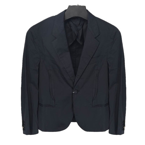 Lanvin/浪凡 墨藍色男士西服外套 M01VG753AQ001 瑕疵折扣