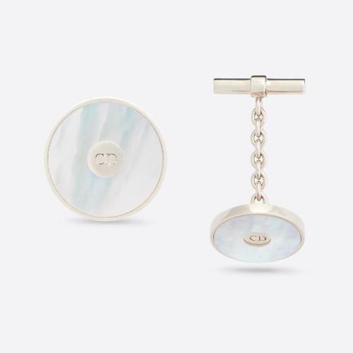  DIOR迪奧 22年秋冬 男士 袖扣 CD Icon 袖扣 C0208HOMST_D990