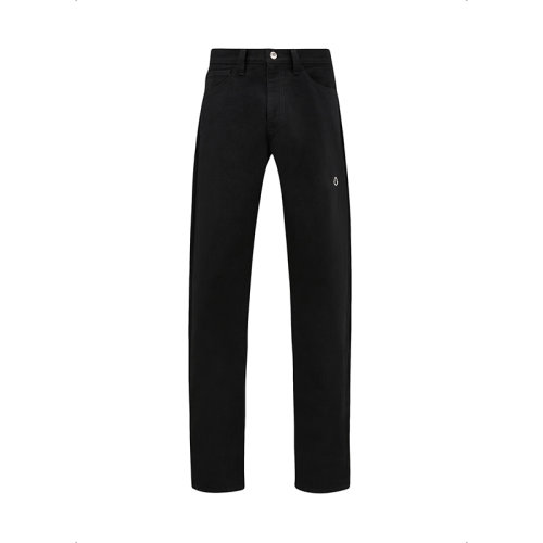 Moncler/蒙克萊 22年秋冬新款 Maya 70系列FRGMT藤原浩合作款 男士星鉆黑色純棉水洗牛仔褲H209U2A00001M2319999