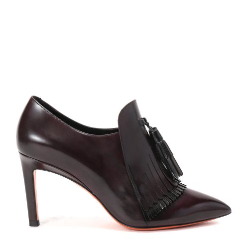 SANTONI(圣東尼) 【寺庫(kù)限量】SANTONI/圣東尼女士小牛皮高跟鞋WTNT55830CA2TVEBQ75 黑色 38.5