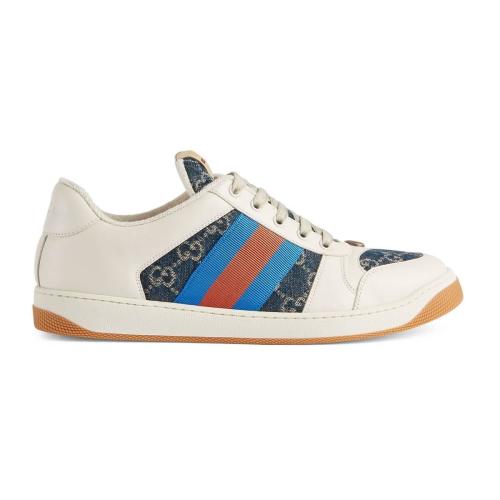  GUCCI古馳 22年秋冬 男士 GG Denim系列Screener系列男士運動鞋 576223 2KQ40 4467