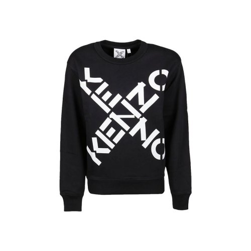  KENZO/高田賢三 女士黑色棉質針織衫/毛衣 FB62SW8304MS 99 PLFSX