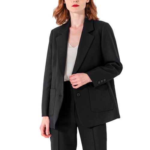 GeleiStory/GeleiStory重磅款縱橫四海系列新款氣質通勤日常職業(yè)休閑單排扣顯瘦西服外套女羊毛西服面料