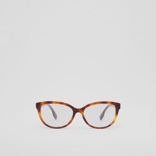  BURBERRY 22年秋冬 女士 格紋印花方形光學(xué)鏡框 40823761