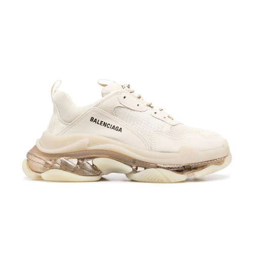 Balenciaga/巴黎世家男士系帶休閑運動鞋541624 W2FB1 9005 奶油色