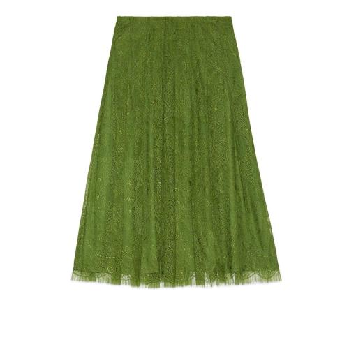  GUCCI古馳 22年秋冬 女士 The North Face x Gucci聯(lián)名系列蕾絲半身裙 683879 ZAGLA 3121