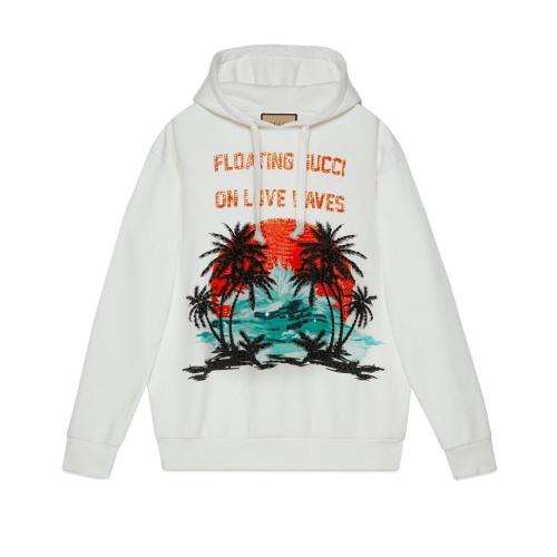  GUCCI古馳 22年秋冬 女士 平紋針織棉衛(wèi)衣 615061 XJEHJ 9088