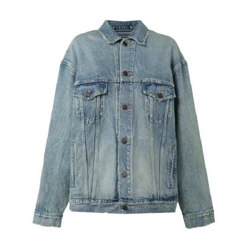  Balenciaga/巴黎世家 女士藍(lán)色織物夾克 675207TJW79 0562 PLFSX