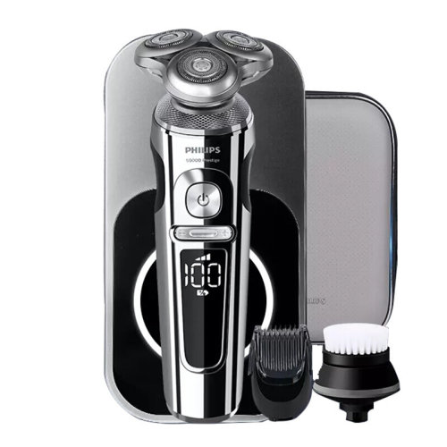 Philips/飛利浦 智能無線充電剃胡刀 1小時快充 親膚貼面舒適感，QI無線充電，自動適用修剪胡須【送禮優(yōu)選 禮盒版】