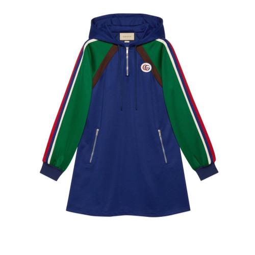  GUCCI古馳 22年秋冬 女士 雙G平紋針織連衣裙 681085 XJDQN 4897