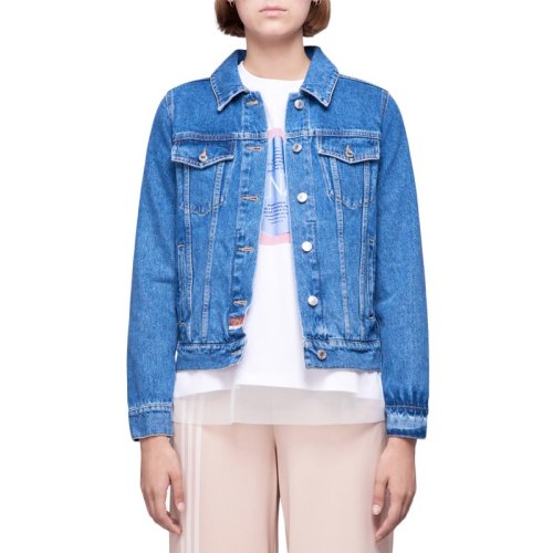  KENZO/高田賢三 女士藍(lán)色棉質(zhì)夾克 F952BL222 6EA 78 PLFSX