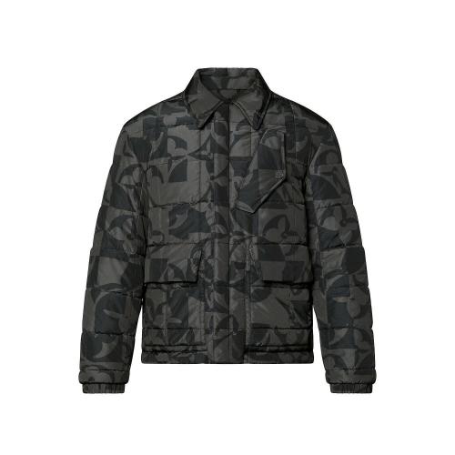  LV路易威登 22年秋冬 男士 夾克 Blouson matelasse a fleurs de Monogram 1A9GBY 1A9GBX 1A9G