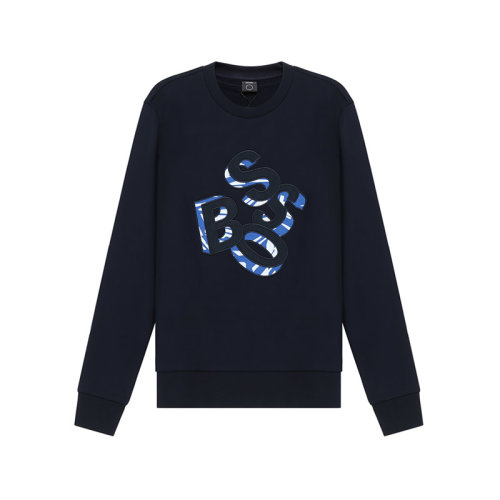 HUGO BOSS/雨果博斯 男衛(wèi)衣 男士棉質(zhì)圓領(lǐng)長(zhǎng)袖衛(wèi)衣運(yùn)動(dòng)衫 50452973