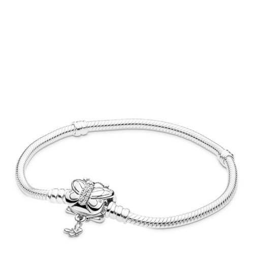 PANDORA/潘多拉 女士銀色925銀質(zhì)銀蝶飛舞手鏈?zhǔn)骤C 597929CZ